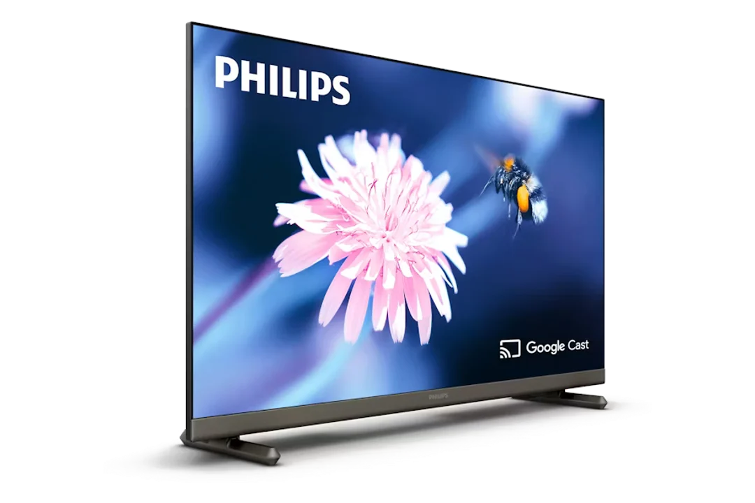 Philips Hospitality TV der Baureihe 4500 mit 32 Zoll in Dreiviertelansicht